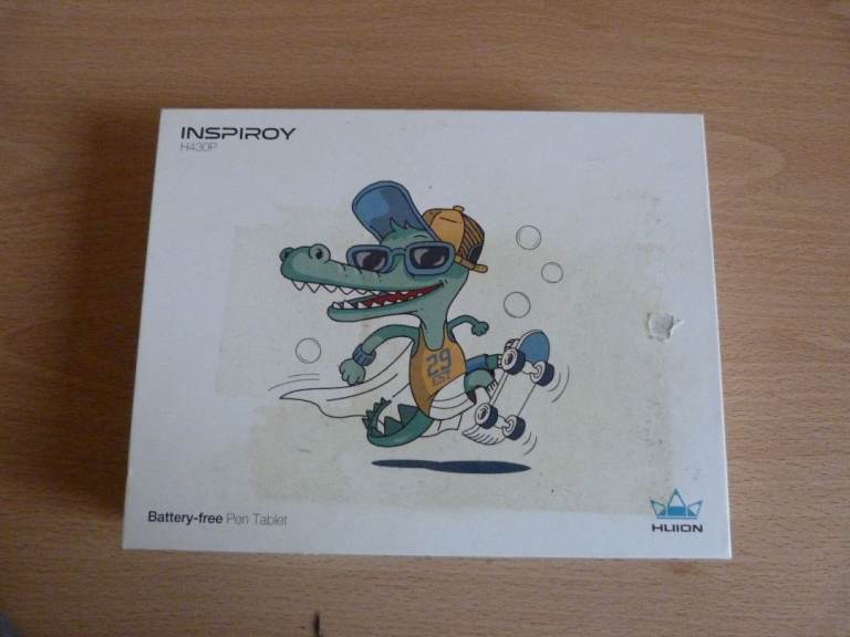 HUION Inspiroy Pen Tablet for Drawing with Battery-Free Pen, USB Cable, User Manual and BOX.