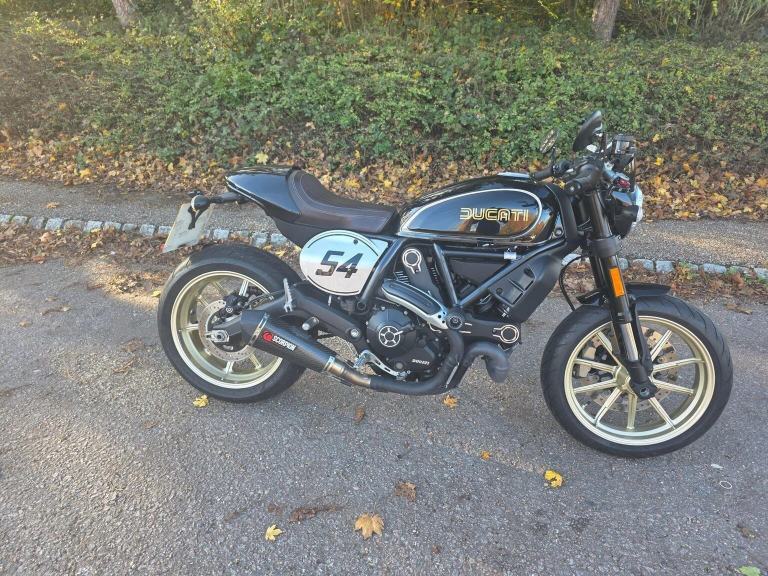 DUCATI SCRAMBLER 800 803 CAFE RACER EURO 4 2019 Petrol Manual in Black