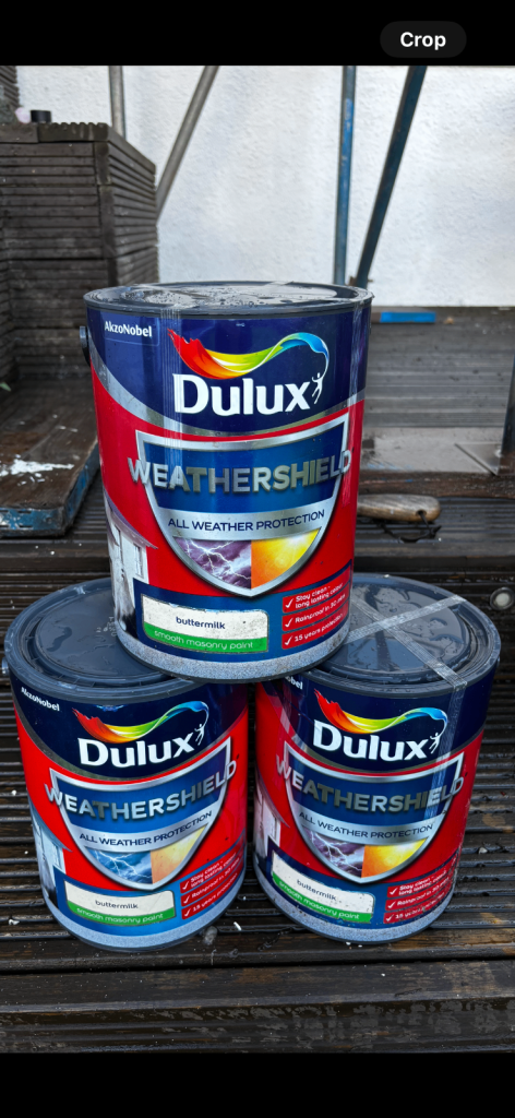 Dulux weather shield buttermilk 