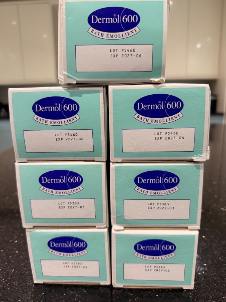 SUPER CHEAP DERMOL 600 x 7 BOTTLES