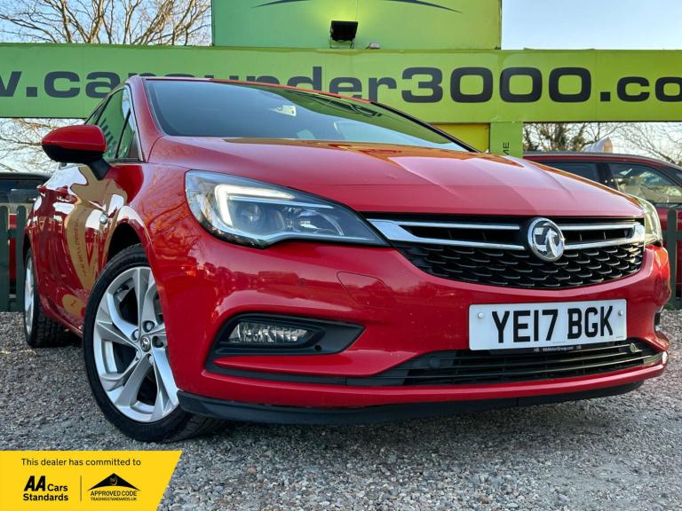 2017 Vauxhall Astra 1.4T 16V 150 SRi 5dr HATCHBACK PETROL Manual