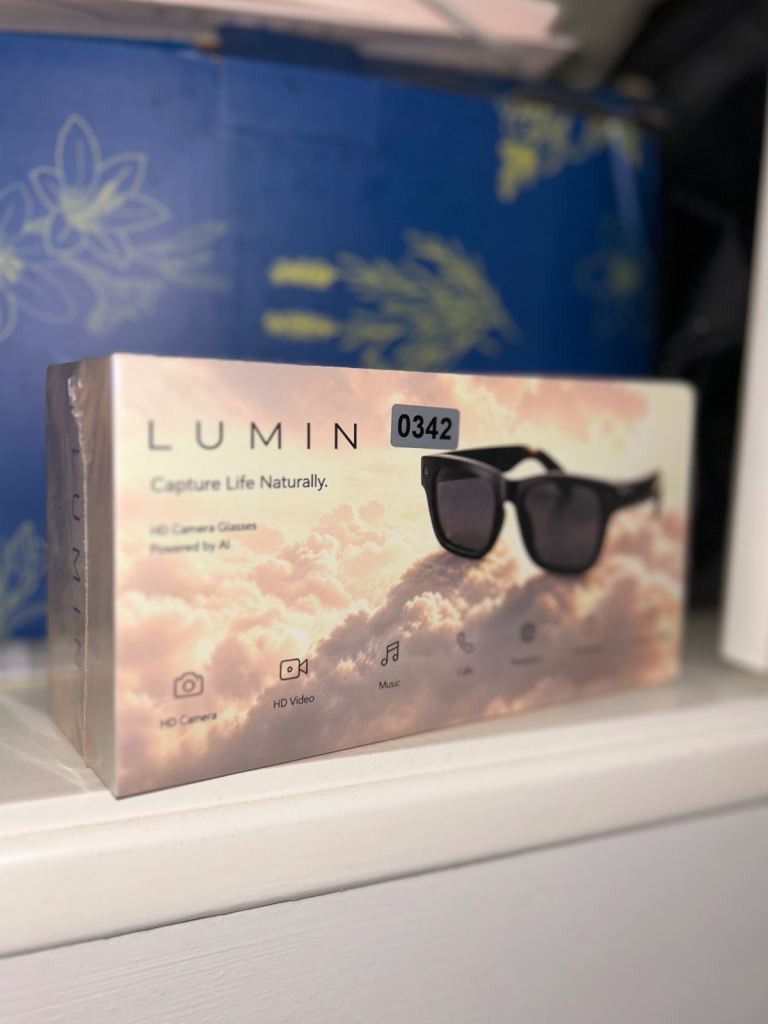 Lumin HD Camera Glasses - Brand New, Black