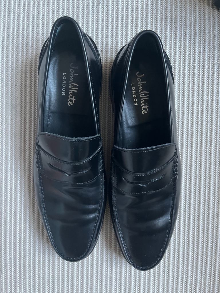 Men’s John White Handmade Shoes 7.5 Black