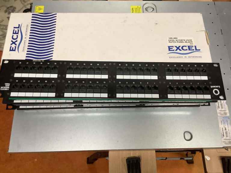 Cat 5/5E patch panels