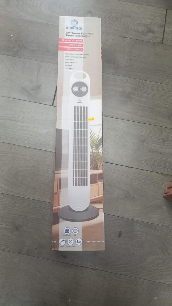 Brand New Goodmans 29" Tower Fan in Box