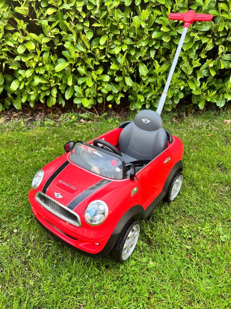 Mini Cooper Push-along Car