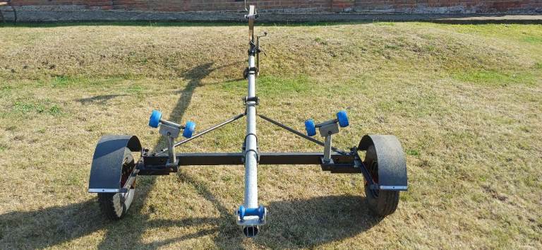 Boat Trailer with Winch and Rollers – Good Condition