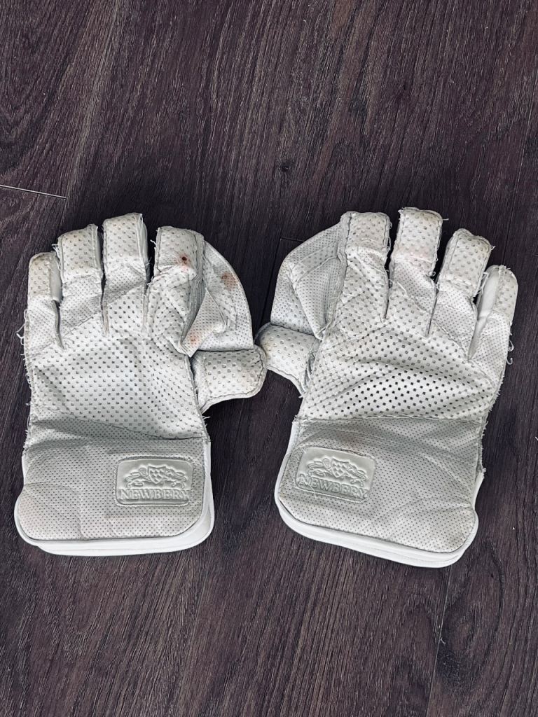Cricket Wicketkeeping Gloves - Fair Condition