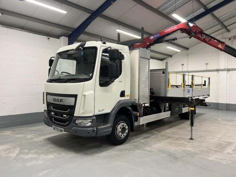 2020 DAF LF 210 12 Ton Dropside HMF810 Crane 0.0 2dr Crane Mounted Manuel Diesel Crane Mounted Di...