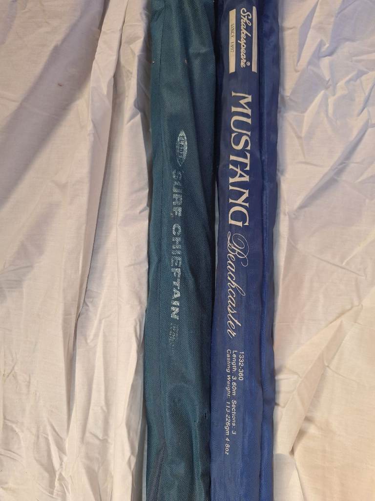 2 x Beach casting / Sea Fishing Rods In Excellent condition