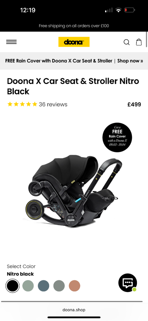 doona x stroller