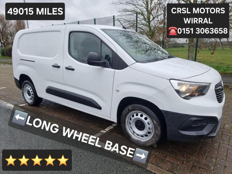2019 Vauxhall Combo 2300 1.5 Turbo D 100ps H1 Edition Van LONG WHEEL BASE PANEL VAN Diesel Manual