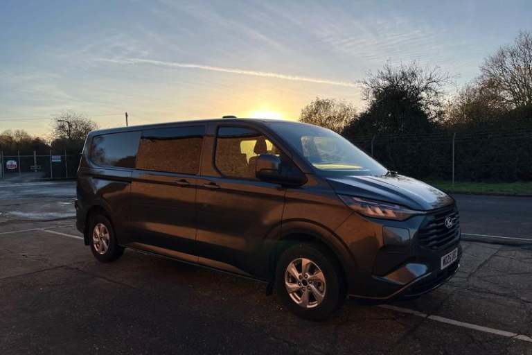 2025 Ford Transit Custom 320 Limited AUTO L2 LWB Double Cab In Van FWD 2.5 PHEV 232ps Low Roof Au...
