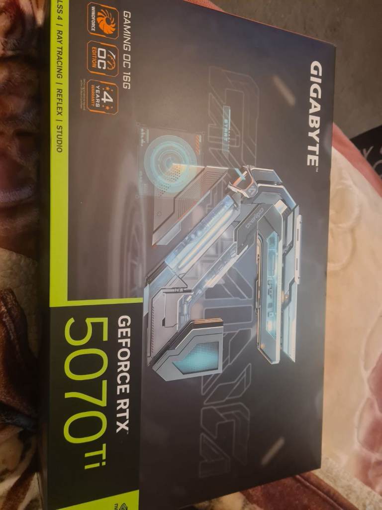 Gigabyte rtx 5070ti 16gb (mint condition)