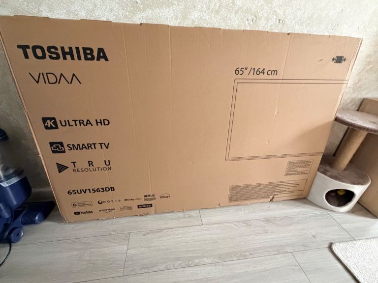 TOSHIBA 65" 4K UHD Smart TV – Brand New, Boxed
