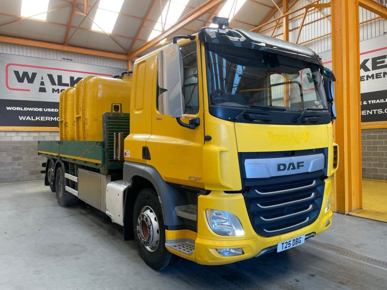 DAF CF 410 *EURO 6*, 6X2 DROPSIDE FLATBED C/W MOLASSES TANKS - 2019 - T25 DBG