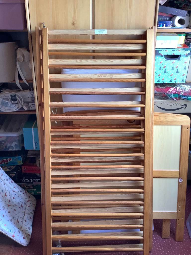 Wooden Baby Cot Bed – Good Condition