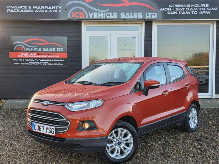 2017 Ford Ecosport 1.0T EcoBoost Zetec 2WD Euro 6 (s/s) 5dr HATCHBACK Petrol Manual