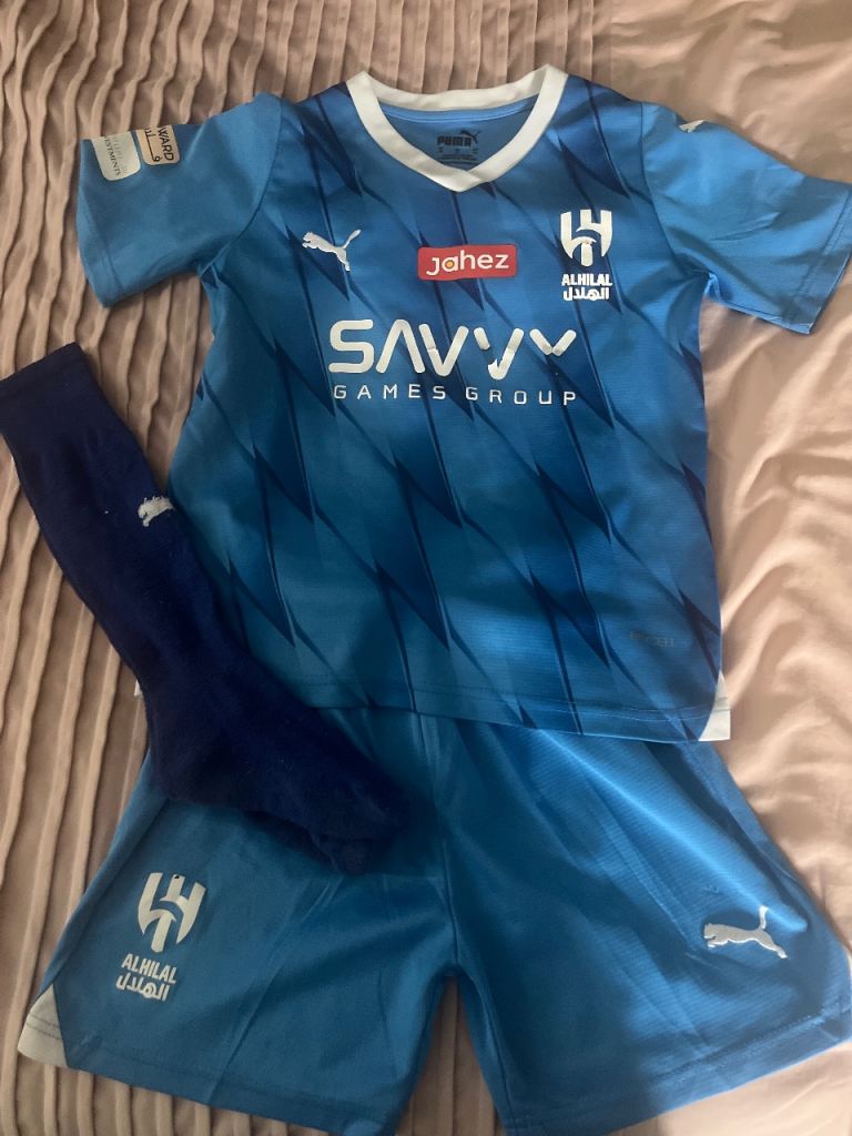 Alhilal football kit size 24