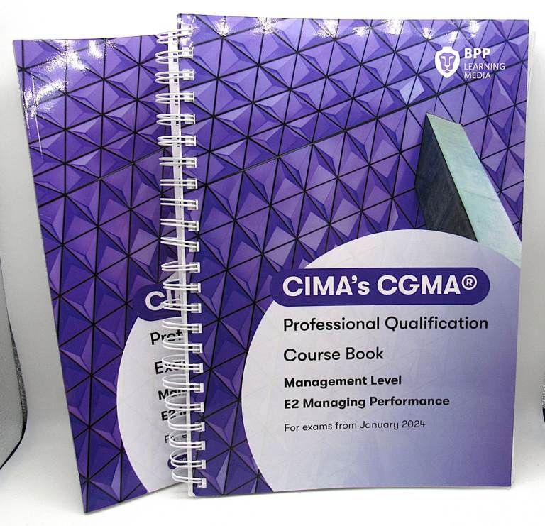 CIMA E2 Managing Performance Course Book & Exam Practice Kit BPP 2024 Edition