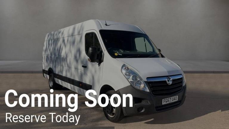2017 67 VAUXHALL MOVANO 2.3 CDTI 3500 HDT NO VAT XLWB VAN L4 H2  (125 PS) DIESEL