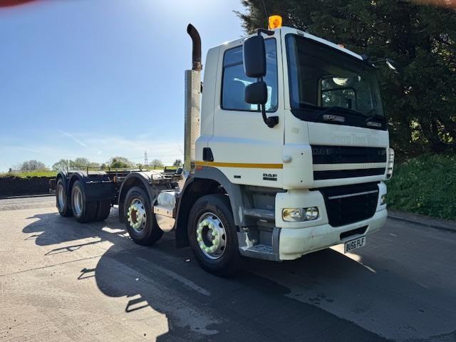 2007 DAF CF 85.360 8X4 CHASSIS CAB AUTO AIR CON