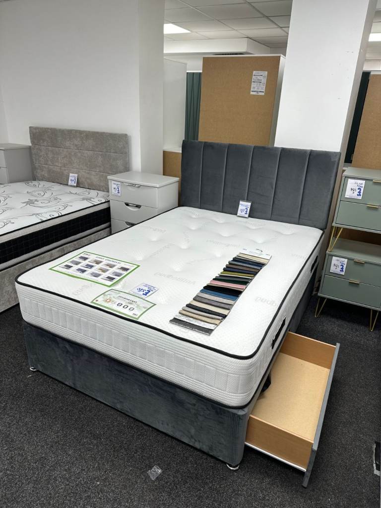📦 4FT Divan Bed + Foam Mattress & Storage Draws Optional 🛏️ 25% OFF Limited Time Offer