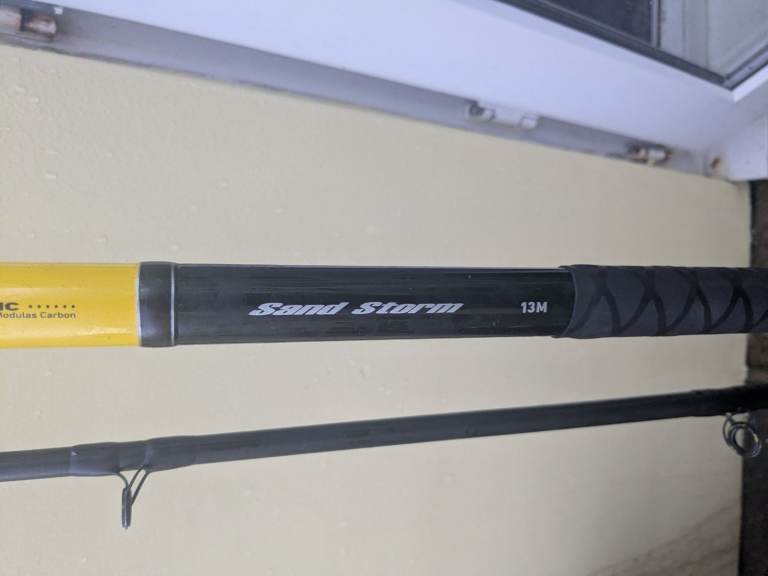 DIAWA sandstorm 13 foot beachcaster fishing rod in good condition 