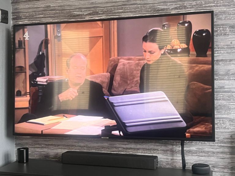 Samsung 55” smart TV with a sony sound bar 