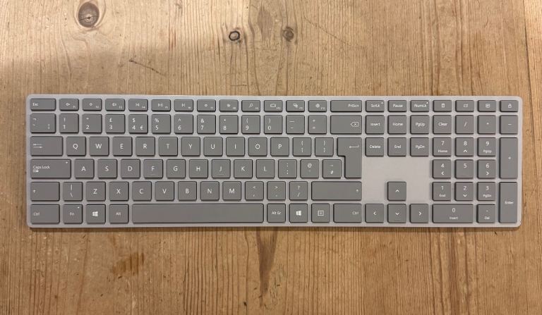 Microsoft Surface Keyboard – Grey, Good Condition