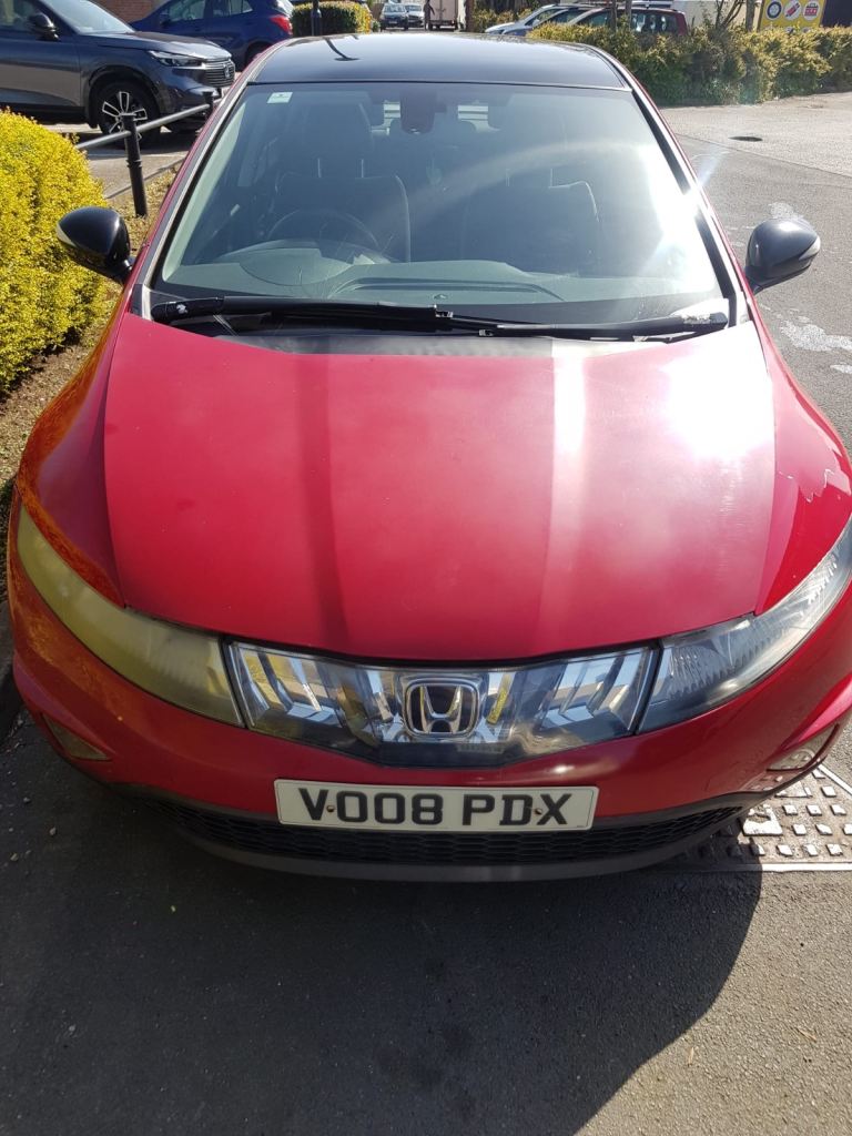 HONDA CIVIC 2008 IN METALLIC PAINT WITH PANARAMIC ROOF