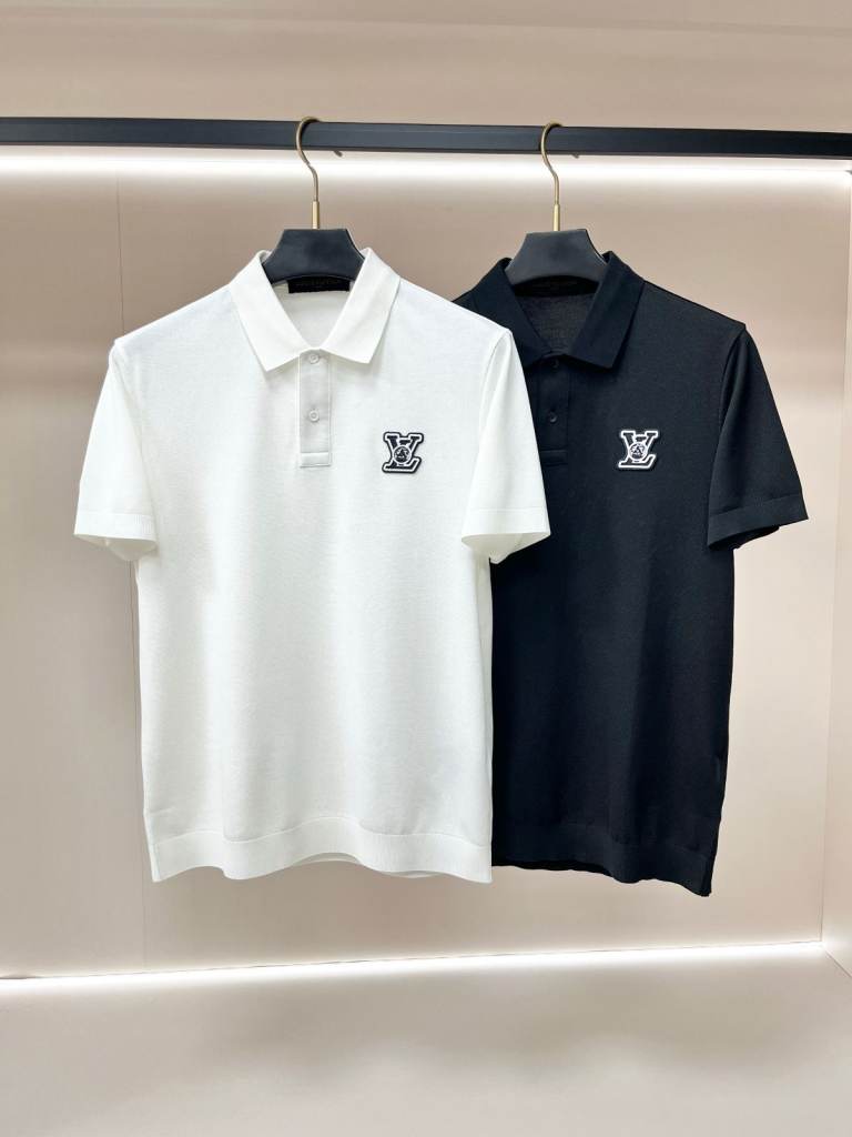 Louis Vuitton Collared Short-Sleeve T-Shirt