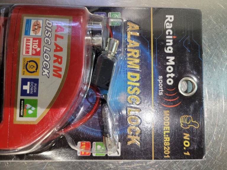 Alarm disc lock