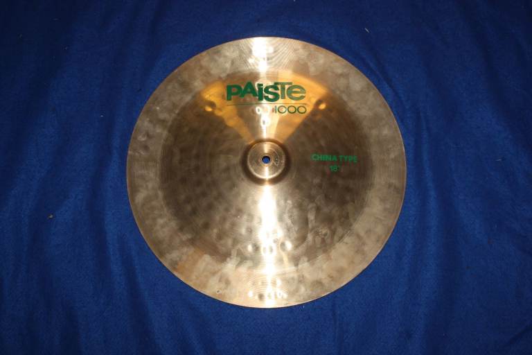 Paiste 1000 Series China Cymbal 18 inch ~ Weight 1435 Grams ~ £75 ono