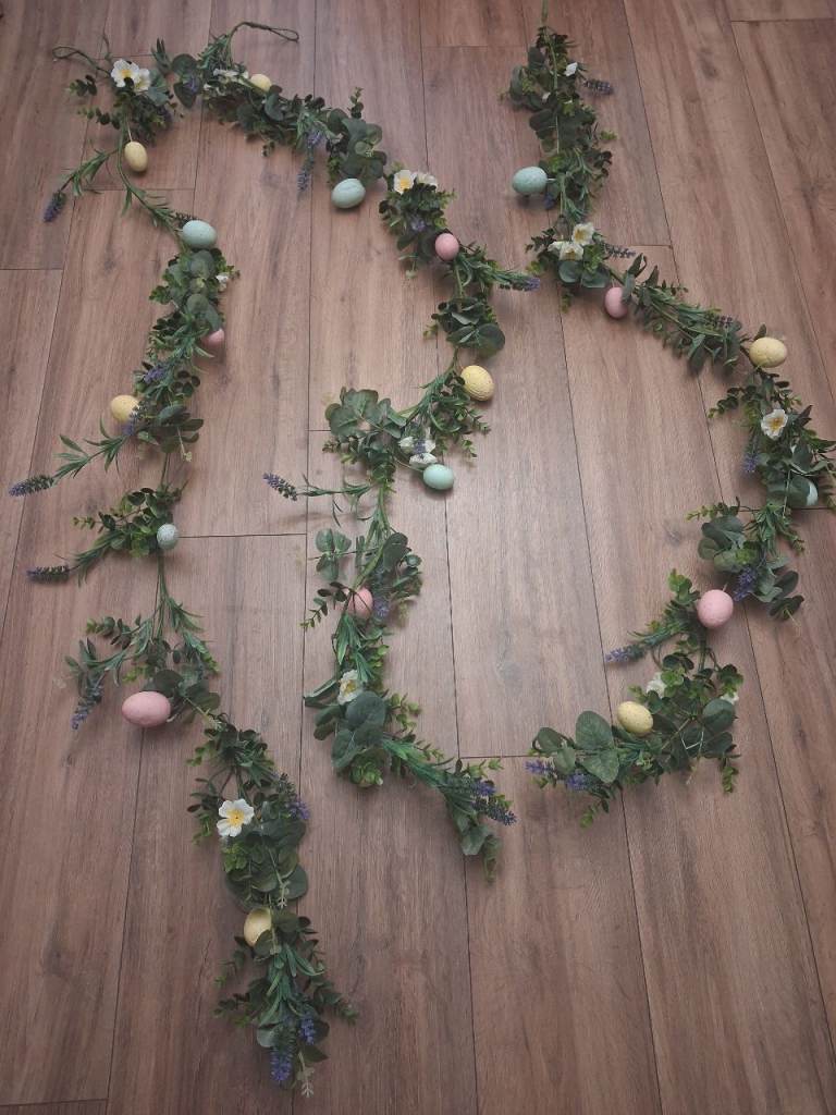 Three Easter garlands 