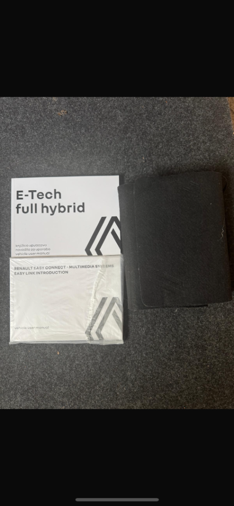 Renault 2024 onwards  E-Tech Full Hybrid Car Manuals - New Condition