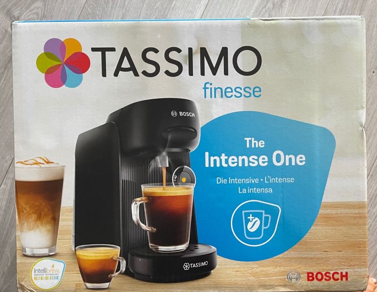 Bosch Tassimo Finesse Coffee Machine - Black, New in Box