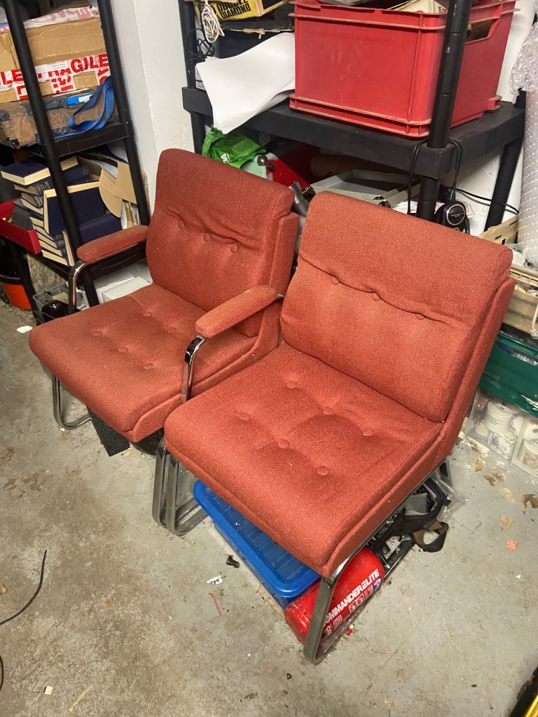 2 x reception chairs