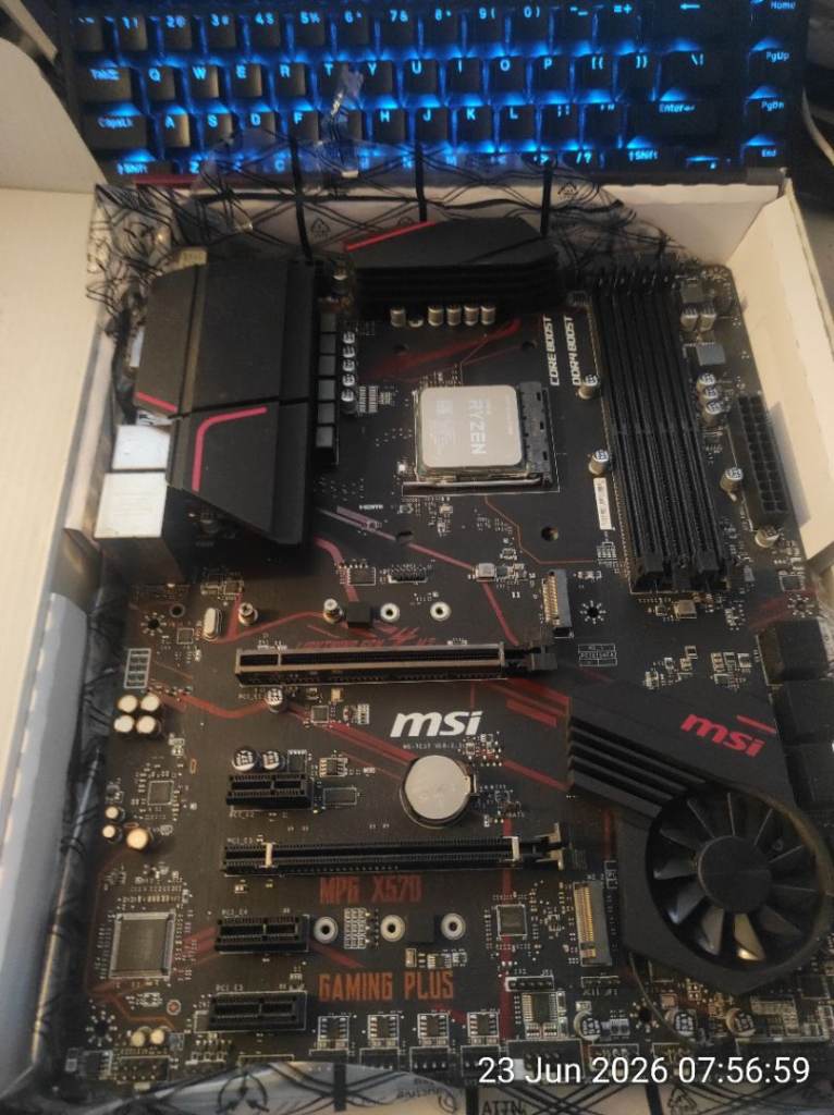 Computer parts - AMD Ryzen 5 3600, MSI MPG X570 Gaming Plus