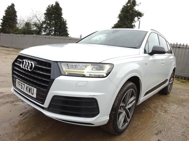 2017 67 REG AUDI Q7 S LINE TDI QUATTRO AUTO DAMAGED REPAIRABLE SALVAGE
