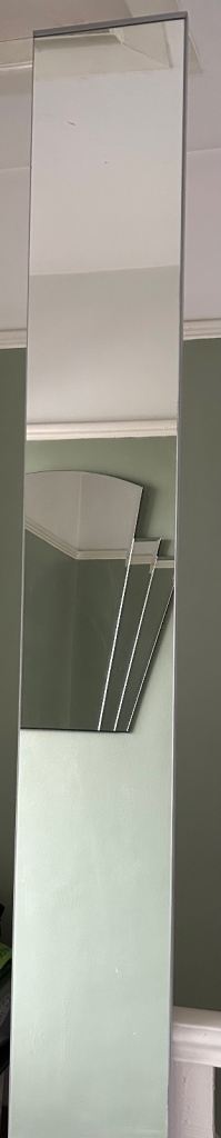 Slim 8ft mirror door to times unit formally used as a separate mirror 