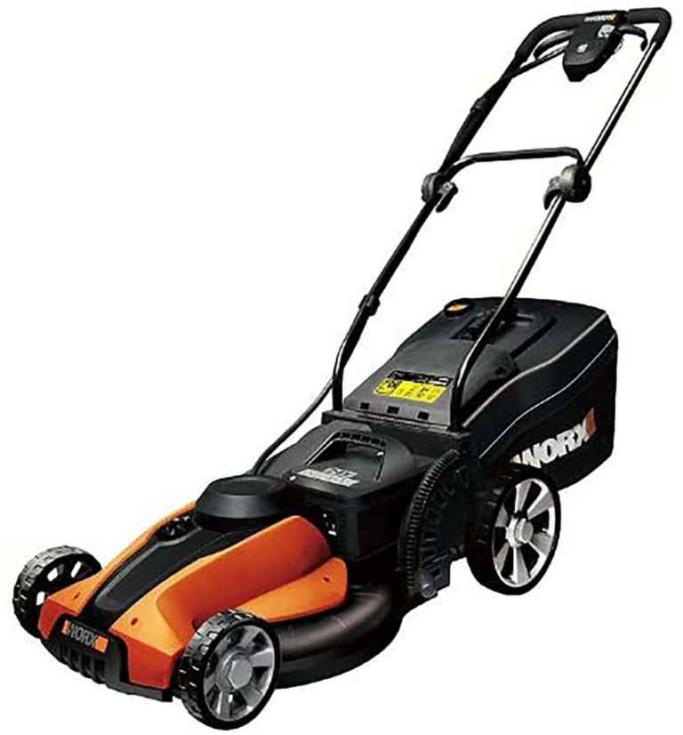 Worx Silent Cordless Lawnmower 24V (WG785E) cuts upto 1500m2 on one charge
