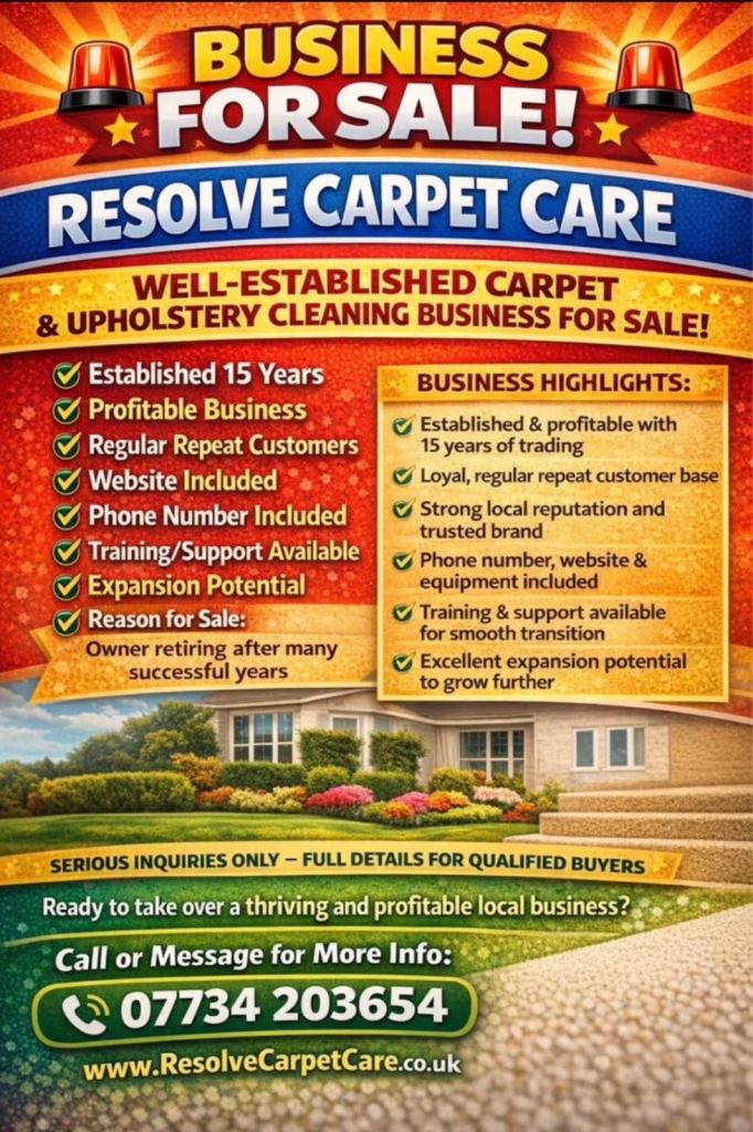 Revolutionary carpet cleaning business 