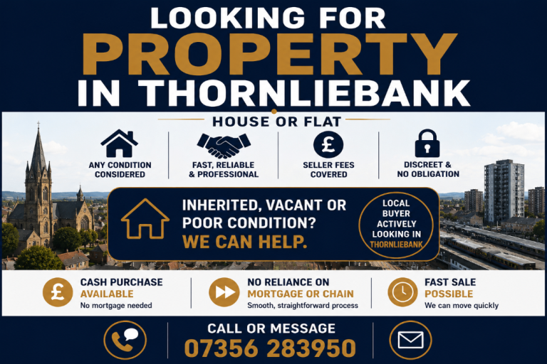 Property Wanted in Thornliebank