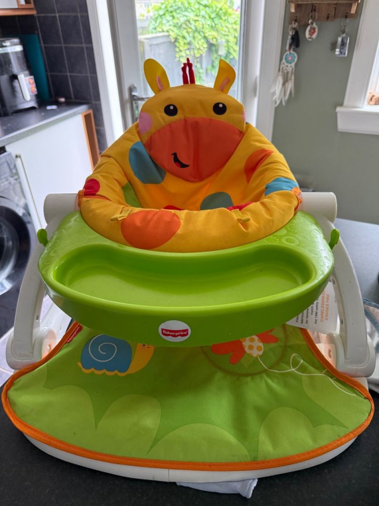 Fisher-Price Sit-Me-Up Floor Seat – Giraffe, Good Condition