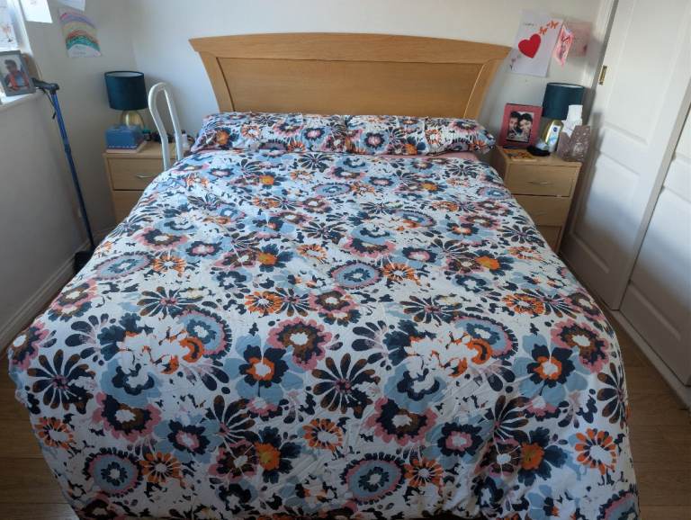 Double Bed with Riser fixed and IKEA bought Matress