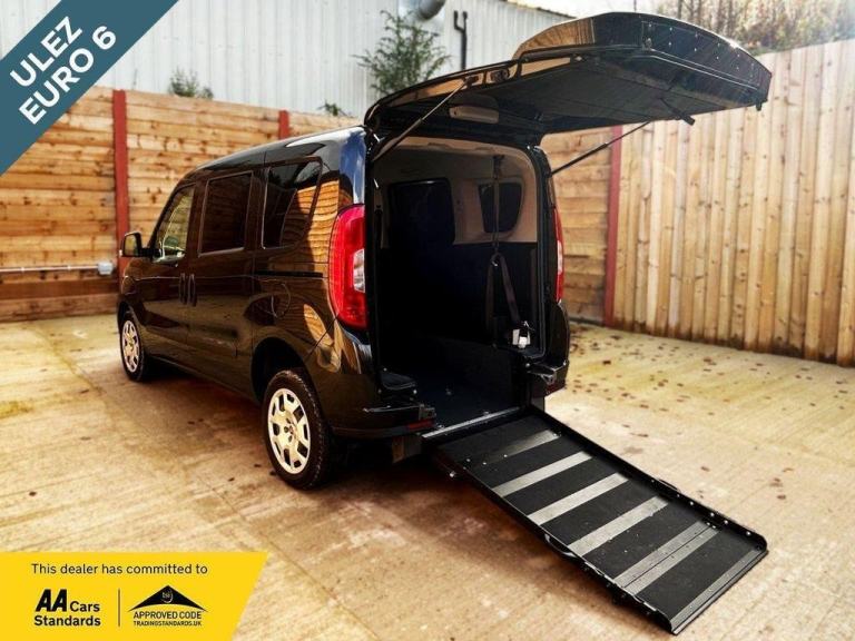 2020 Fiat Doblo 3 Seat Wheelchair Accessible Disabled Access Vehicle WAV MPV Pet