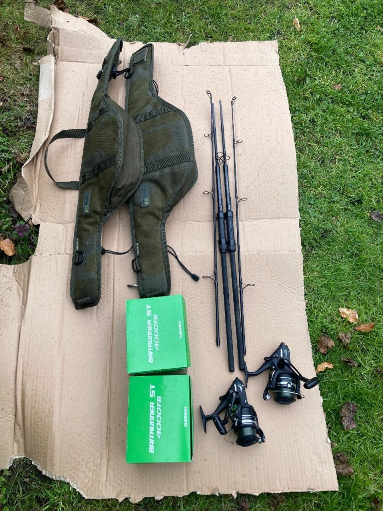 Sonik Xtractor Rods & Shimano Baitrunner Reels