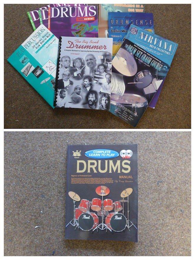  11 Drum Tuition Books for £20 VGC !!Bargain!!