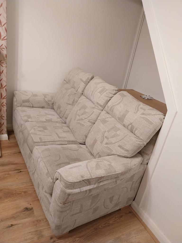 Seater Sofa, Armchair & Storage Footstool 